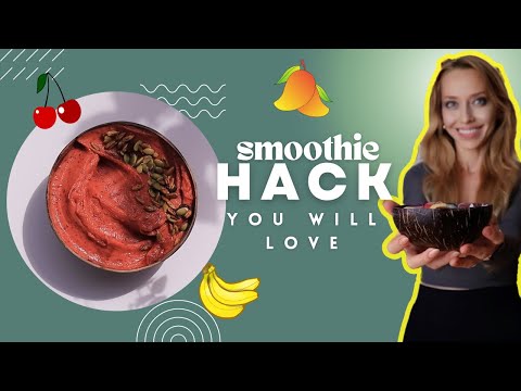 How to make fruit leather | Cherry Smoothie Bowl