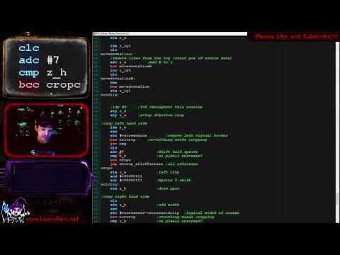 PC-Engine Hardware Sprite Clipping - Lesson S31