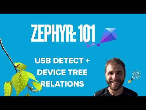 Zephyr 101 - USB Detect + Device Tree Relationships
