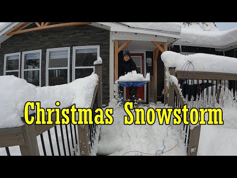 Stuck in a Christmas Snowstorm/ Life Off Grid in Newfoundland
