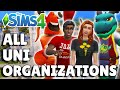 Complete Guide To Every Uni Organization | The Sims 4 Discover University