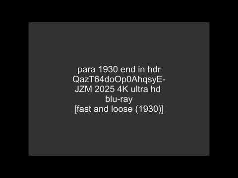 [FANMADE] A Paramount Picture (November 8, 1930; in HDR)