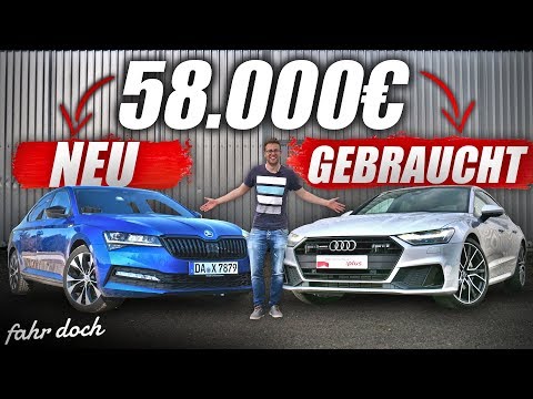 GEBRAUCHT oder NEU? AUDI A7 3.0 TDI vs SKODA SUPERB 2.0 TSI | Fahr doch