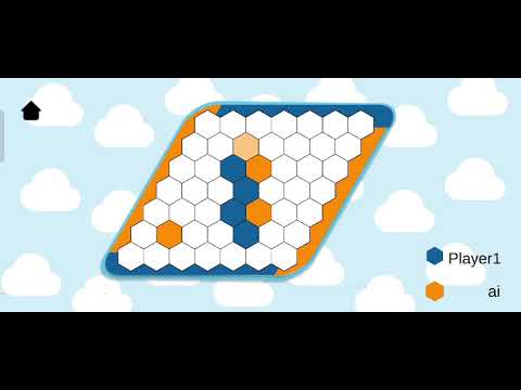 Simple Hex Board game with AI