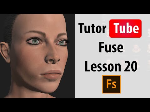 Adobe Fuse Tutorial Lesson 20 Working with Texture Basic Parameters