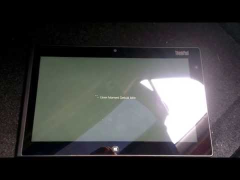 Lenovo Thinkpad Tablet 2 BIOS aufrufen