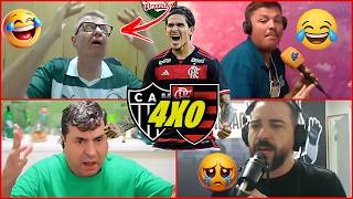 REAÇÕES DOS RIVAIS E ATLETICANAS SECANDO O FLAMENGO EM 4X0 ATLETICO MG