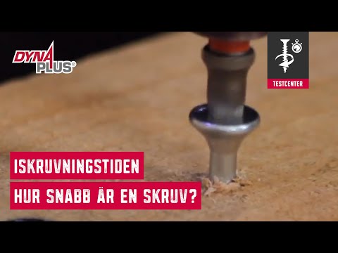 Dynaplus Testcenter - Iskruvningstiden. Hur snabb är en skruv?