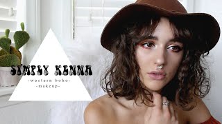 Western Boho Makeup Look //