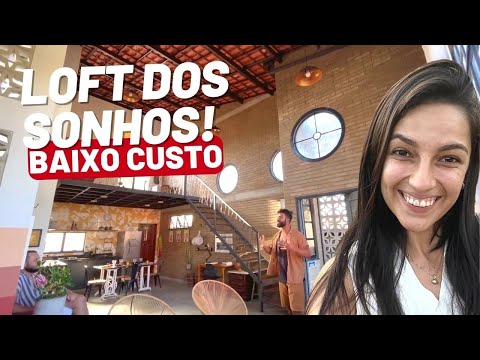 TOUR PELA CASA NOVA DOS SONHOS BAIXO CUSTO LOFT EM TIJOLO ECOLÓGICO | A CASA DE RIBA
