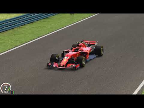 Ferrari f1 vs Lamborghini Gallardo LP7777 SL Quad Turbo - Watkins Glen