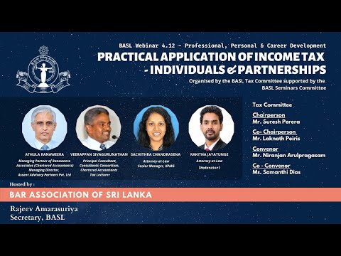 BASL Webinar 4.12 - Practical Application of Income Tax - Individuals & Partnerships
