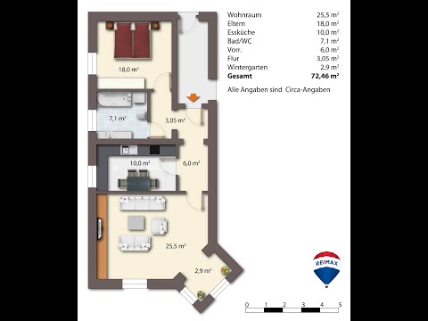 72 m² Wohnungen mit großem Garten in Spielfeld!! (1605/4769)