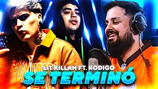 KODI ES EL PAPI DEL FLOW | PAPO REACCIONA A LIT killah ft. Kodigo - Se Terminó
