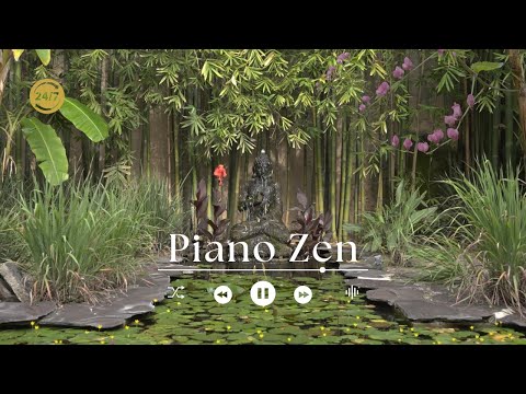 Relaxing Piano and Water in a Zen Sanctuary | Inmersive Music and Nature Experience