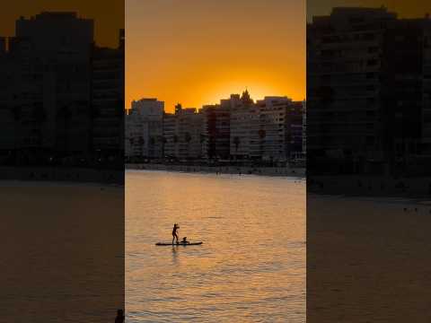 Atardecer 🇺🇾 #montevideo #pocitos #uruguay #sinfiltro #atardecer #nofilter #beachlife #verano #uru