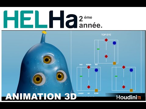 Résumé des réalisations de la deuxième année en animation 3D