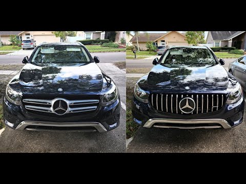 Mercedes GLC GT AMG Style Front Grill Replacement