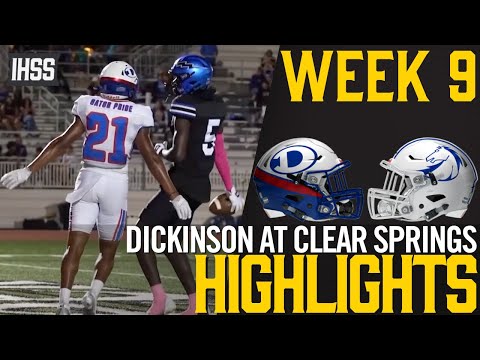 Clear Springs Clashes with Dickinson in Epic 24-6A Football Showdown!