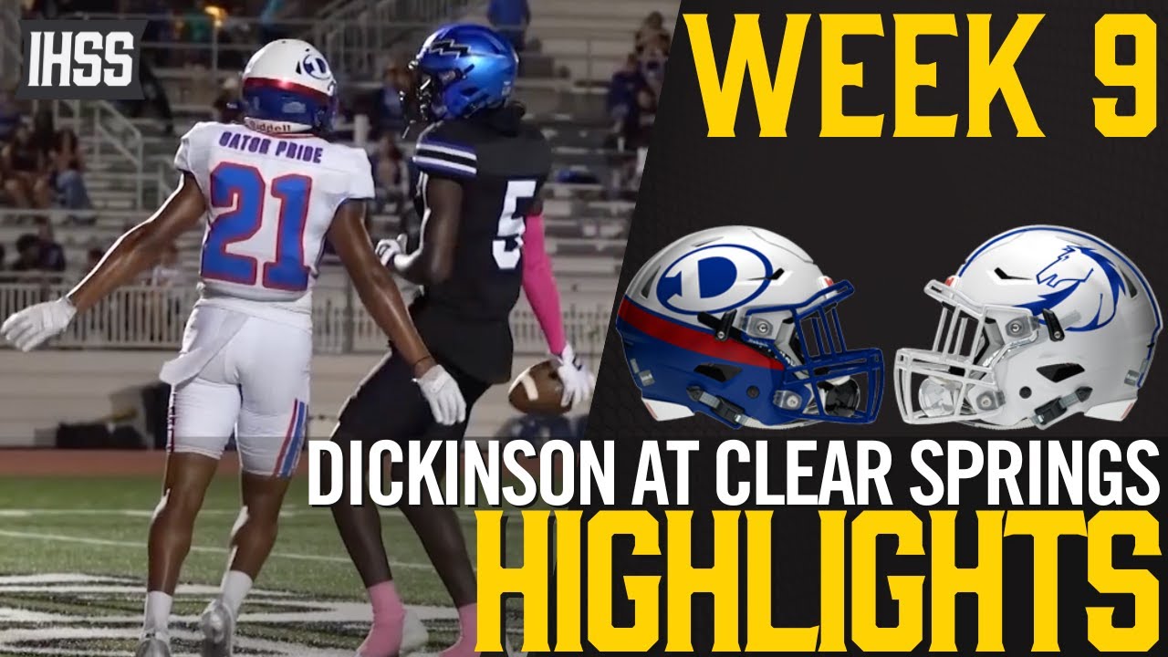 Clear Springs Clashes with Dickinson in Epic 24-6A Football Showdown!