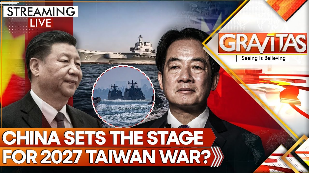 LIVE: China Encircles Taiwan in Massive War Games, Mobilises Army, Navy & Rocket Forces | GRAVITAS