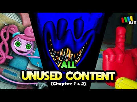 ALL Poppy Playtime Unused Content (Chapter 1 & 2) | LOST BITS [TetraBitGaming]