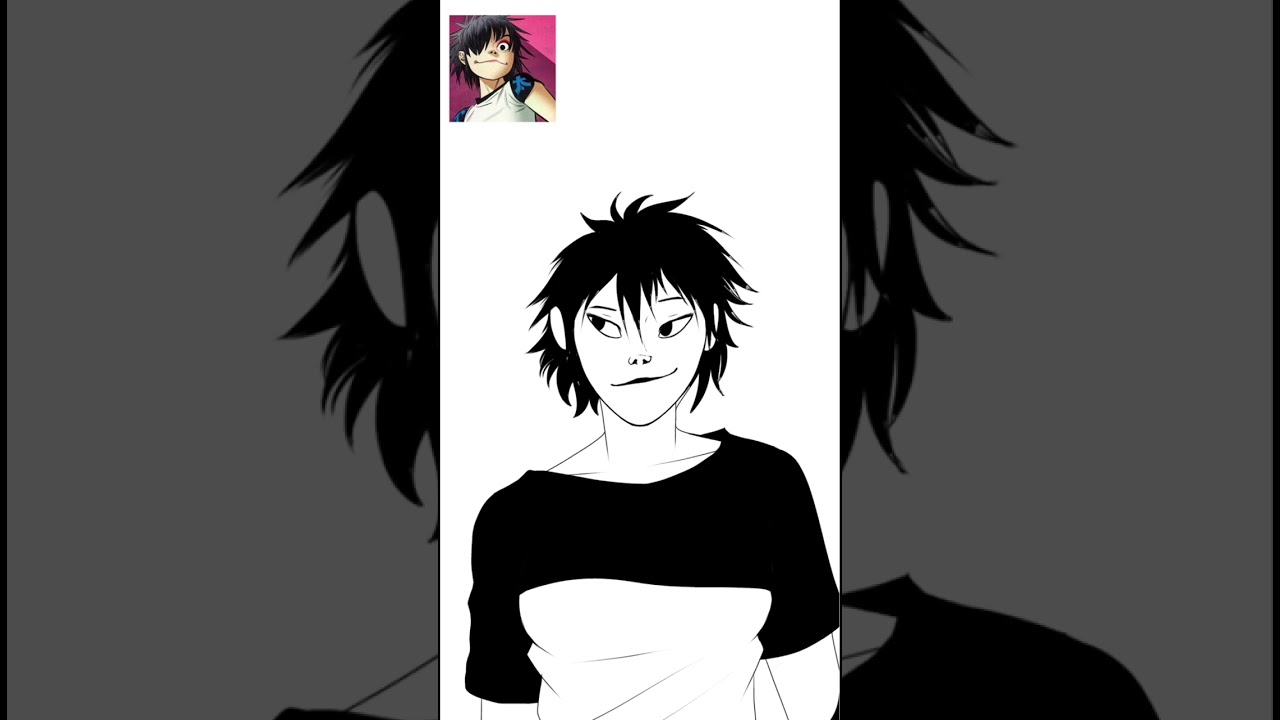 GORILLAZ Noodles Fanart (Cracker Island By Gorillaz) #art  #digitalart #gorillaz