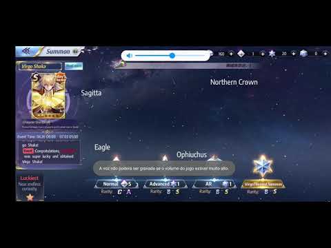 Saint Seiya Awakening - Summon Suave!! Será que deu boa???