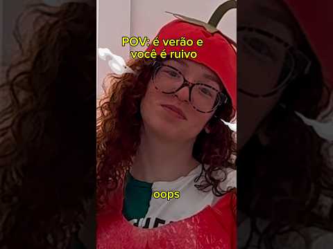 Tá muito sol!! #ruivos #familiaruiva #humor #comedia