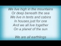 Sesame Street We Are All Earthlings Lyrics