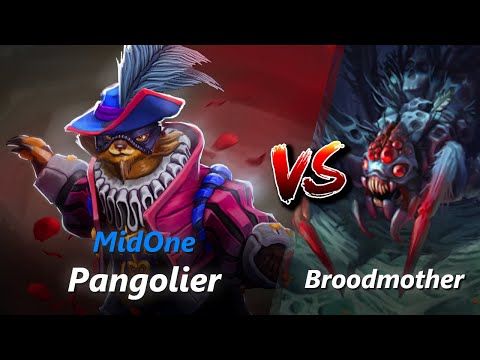 MidOne safelane Pangolier vs Broodmother/Nyx Assassin | First 10 minutes