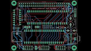 Video thumbnail for W65C265SXB: YM2149 Sound Chip Interface PCB (similar to AY-3-8910) for a Retro Homebrew Computer by Lantertronics - Aaron Lanterman