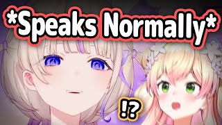 Hajime Speaks Normally When She Changes Her Voice...【Hololive】