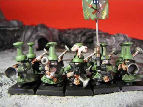 Chaos Dwarf Blunderbuss Unit On Patrol (Sound).wmv