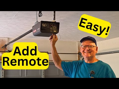 How to Program a new remote to an old Garage Door Opener - Easy!