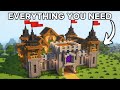 Minecraft How To Build A Castle Tutorial