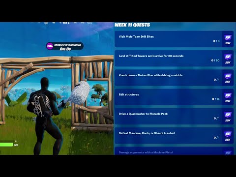 All Week 11 Season Quests - Fortnite
