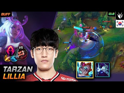 Tarzan Jungle Lillia Build Liandry's Anguish Dark Harvest - LOL KR 13.8