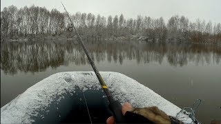 Ловля окуня в декабре на отводной поводок