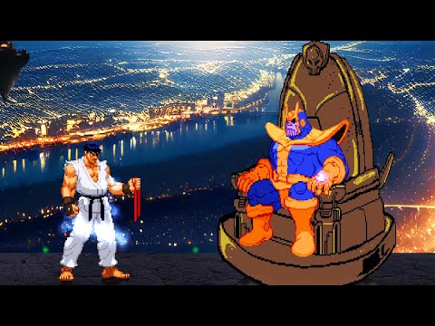 ICE POWER RYU VS THANOS! THE MOST EPIC FIGHT EVER!