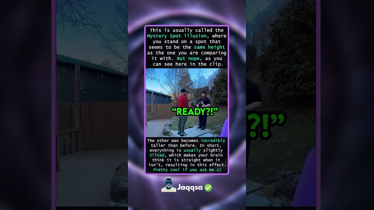 Mystery Spot Illusion Revealed