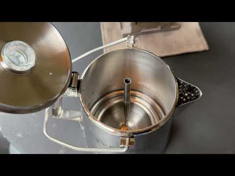 Mein Perkolator - zum Outdoor Kaffee kochen direkt auf der Glut oder über dem Feuer #petromax