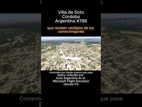 Villa de Soto, Cordoba desde el Microsoft Flight Simulator #villadesoto #cordoba #msfs #joaha45