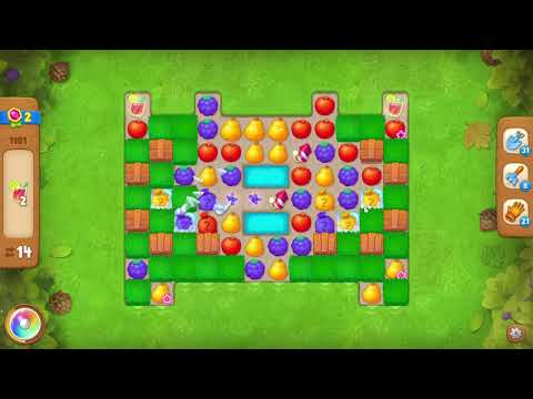 Gardenscapes 1101 Level - 15 moves - NO BooSTERS