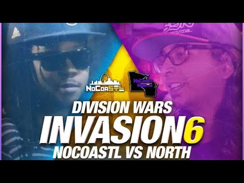 Wreccless Wordplay vs V-Syn - No Coast Raps | Invasion ￼6 Division Wars STL vs North