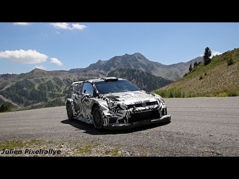 Test VW Polo R WRC 2017 - Dieter Depping