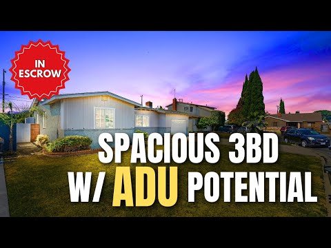 Tour this Expansive 3BD Home w/ ADU Potential in the Heart of Garden Grove!