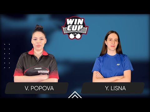 14:30 Valeriia Popova - Yaroslava Lisna 20.05.2025 WINCUP Women Professional. Table 1