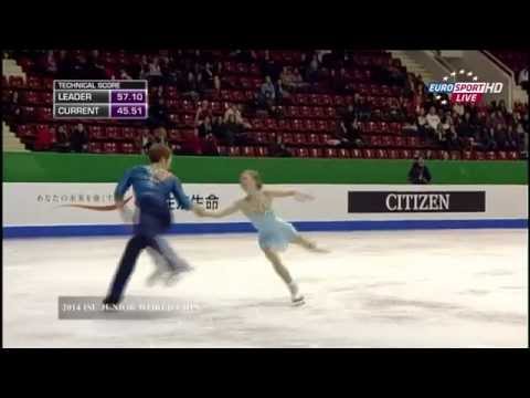 Evgenia TARASOVA / Vladimir MOROZOV ISU WJFSC 2014 FP