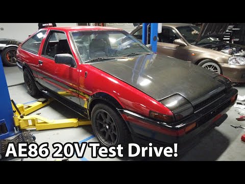 AE86 20V First Test Drive! Finally Complete! The AE86 Revival Ep.5